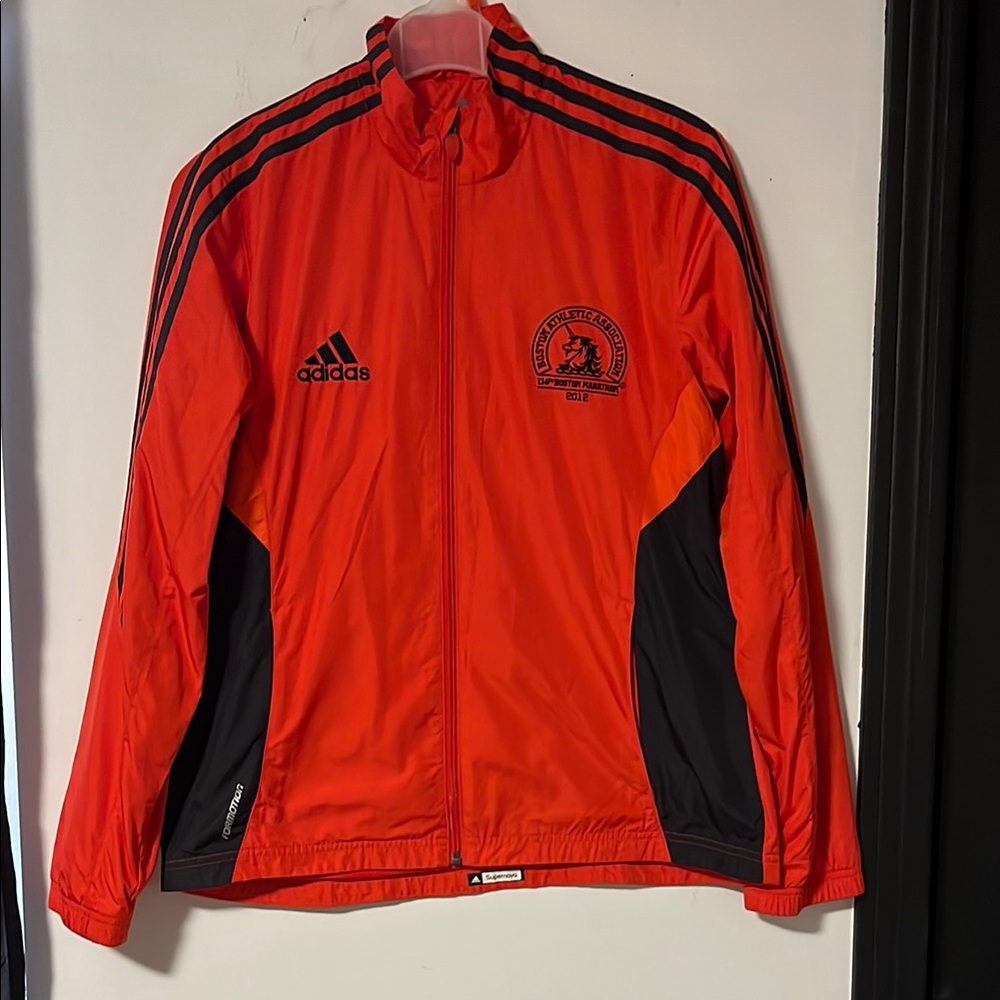 Adidas 2012 BAA Athletic Jacket with Stand-Up Collar